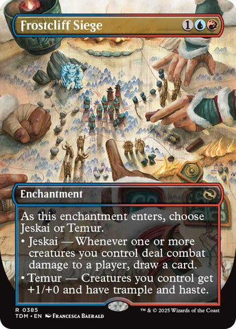 Image for Frostcliff Siege (Borderless) (385) (Tarkir: Dragonstorm) - Magic: The Gathering