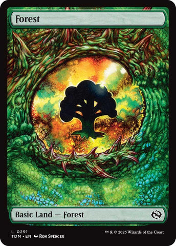 Image for Forest (0291) (291) (Tarkir: Dragonstorm) - Magic: The Gathering