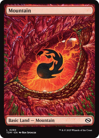 Image for Mountain (0290) (290) (Tarkir: Dragonstorm) - Magic: The Gathering