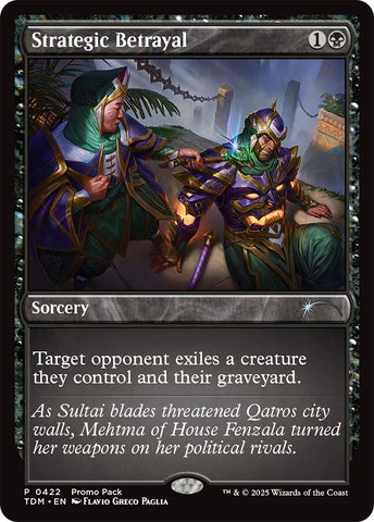 Image for Strategic Betrayal (422) [Promo Pack: Tarkir: Dragonstorm] - Magic: The Gathering