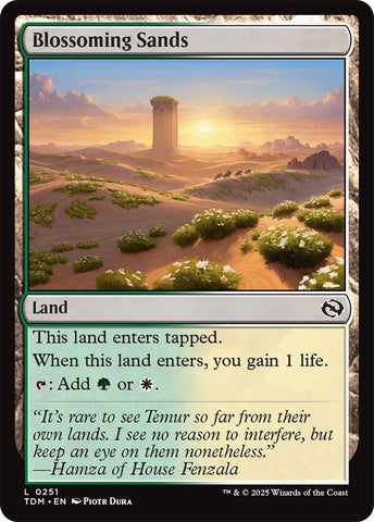 Image for Blossoming Sands (251) (Tarkir: Dragonstorm) - Magic: The Gathering