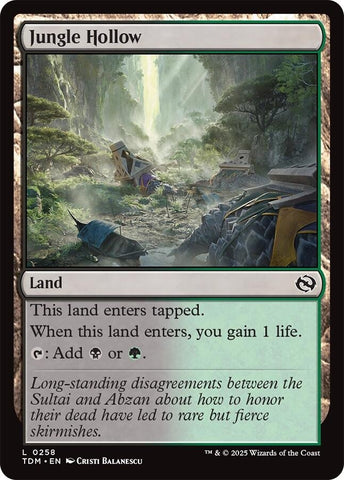 Image for Jungle Hollow (258) (Tarkir: Dragonstorm) - Magic: The Gathering