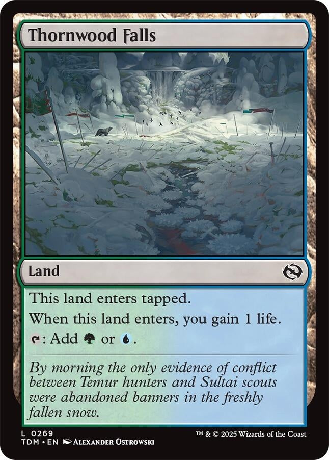 Image for Thornwood Falls (269) (Tarkir: Dragonstorm) - Magic: The Gathering