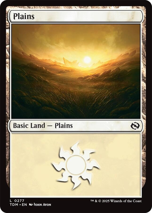 Image for Plains (0277) (277) (Tarkir: Dragonstorm) - Magic: The Gathering