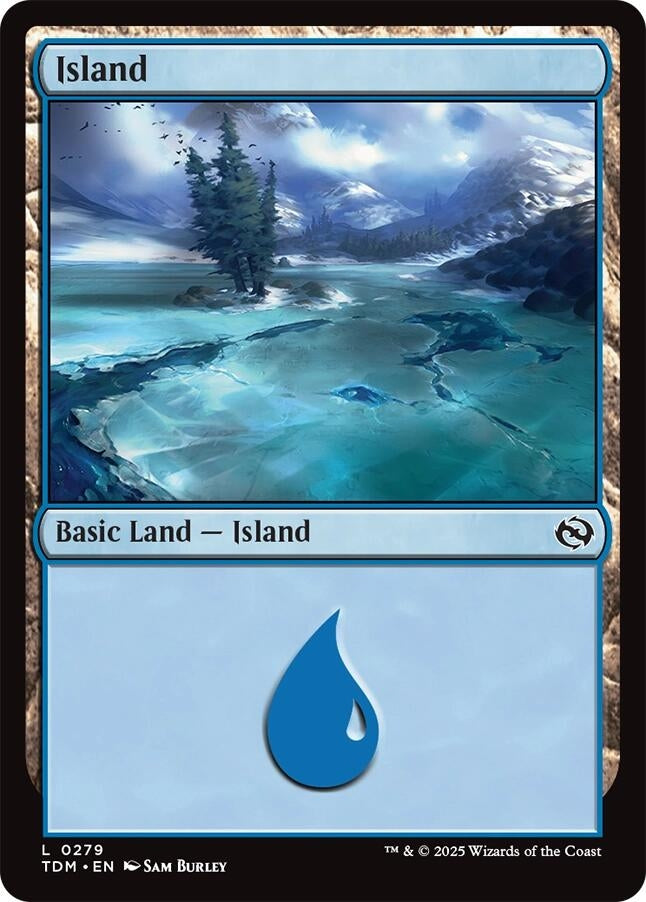 Image for Island (0279) (279) (Tarkir: Dragonstorm) - Magic: The Gathering