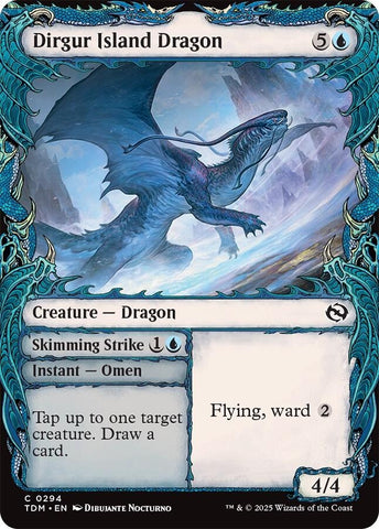 Image for Dirgur Island Dragon (Showcase) (294) (Tarkir: Dragonstorm) - Magic: The Gathering