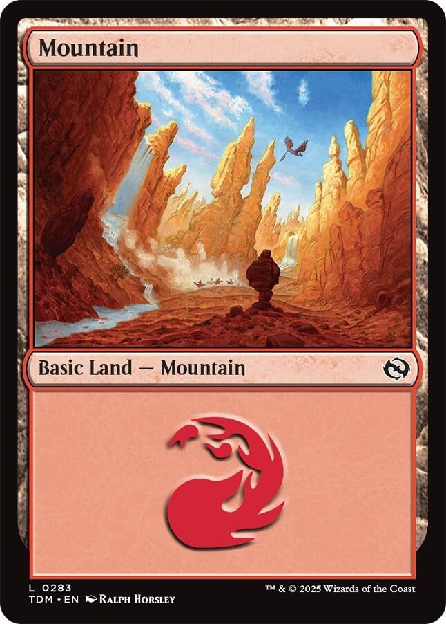Image for Mountain (0283) (283) (Tarkir: Dragonstorm) - Magic: The Gathering