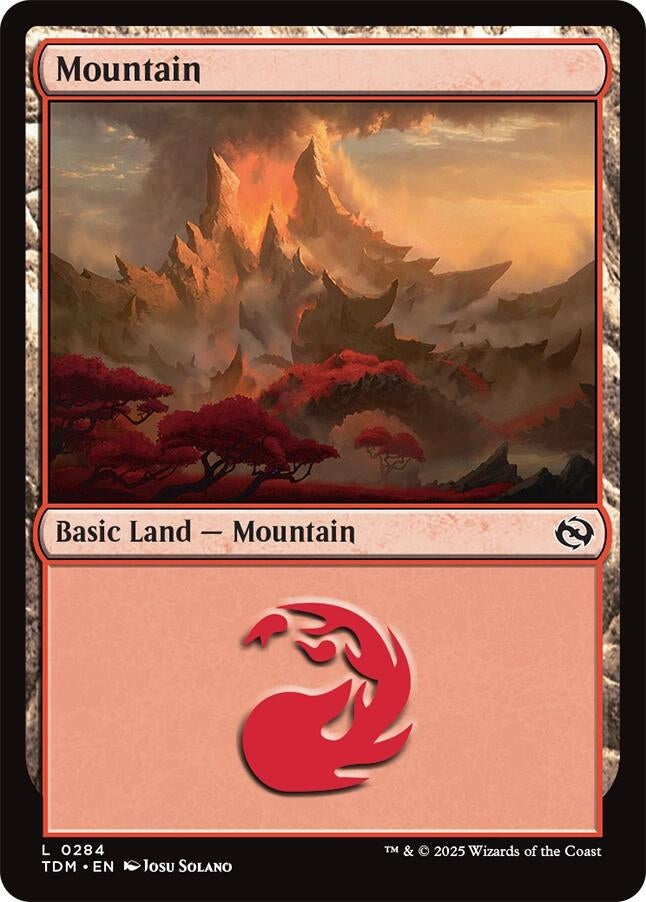 Image for Mountain (0284) (284) (Tarkir: Dragonstorm) - Magic: The Gathering