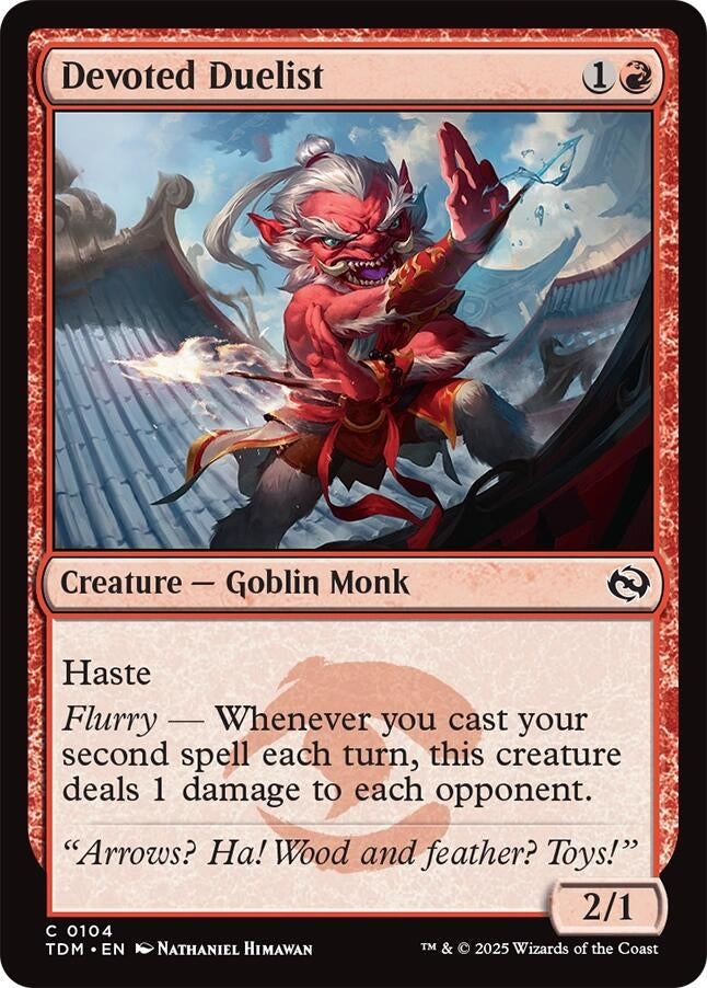 Image for Devoted Duelist (104) (Tarkir: Dragonstorm) - Magic: The Gathering