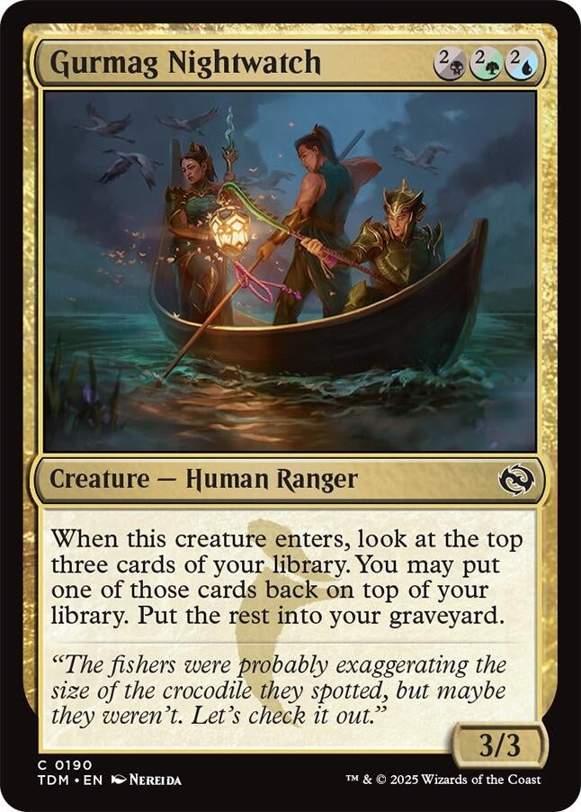 Image for Gurmag Nightwatch (190) (Tarkir: Dragonstorm) - Magic: The Gathering