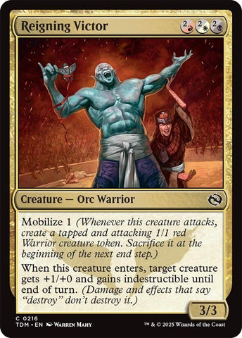 Image for Reigning Victor (216) (Tarkir: Dragonstorm) - Magic: The Gathering