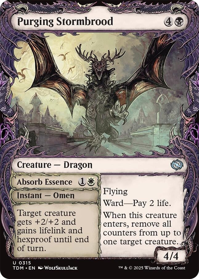 Image for Purging Stormbrood (Showcase) (315) (Tarkir: Dragonstorm) - Magic: The Gathering