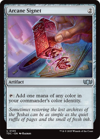 Image for Arcane Signet (105) (Commander: Tarkir: Dragonstorm) - Magic: The Gathering