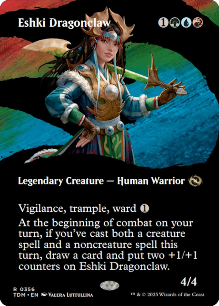 Image for Eshki Dragonclaw (Borderless) (356) (Tarkir: Dragonstorm) - Magic: The Gathering