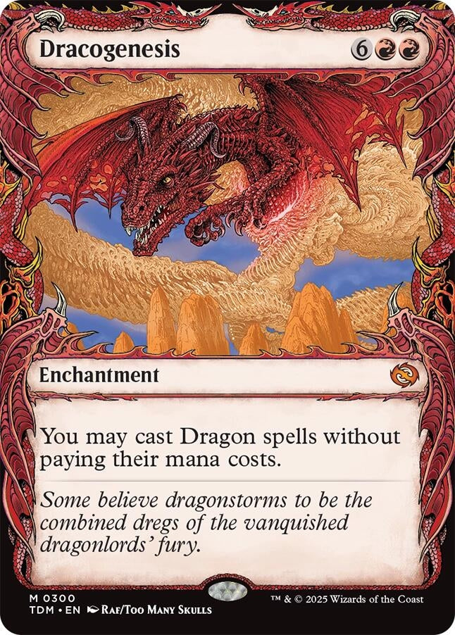 Image for Dracogenesis (0300) (Showcase) (300) (Tarkir: Dragonstorm) - Magic: The Gathering