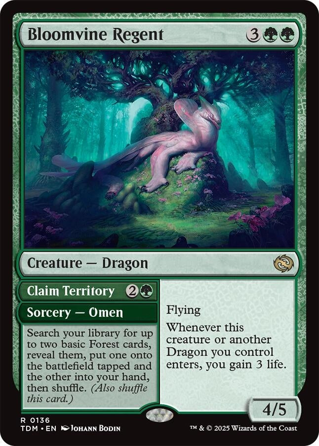 Image for Bloomvine Regent (136) (Tarkir: Dragonstorm) - Magic: The Gathering