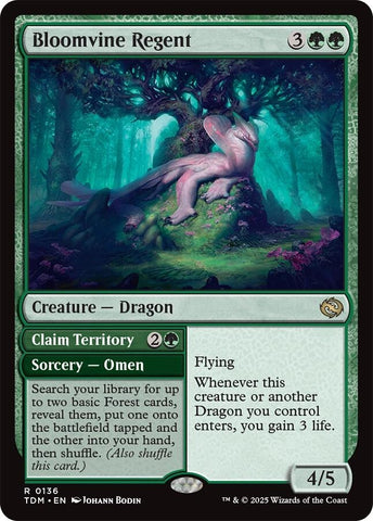 Image for Bloomvine Regent (136) (Tarkir: Dragonstorm) - Magic: The Gathering