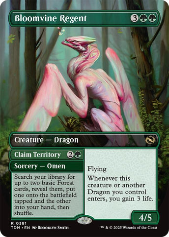 Image for Bloomvine Regent (Borderless) (381) (Tarkir: Dragonstorm) - Magic: The Gathering