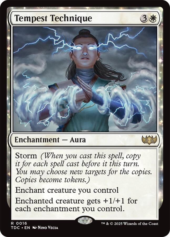 Image for Tempest Technique (16) (Commander: Tarkir: Dragonstorm) - Magic: The Gathering