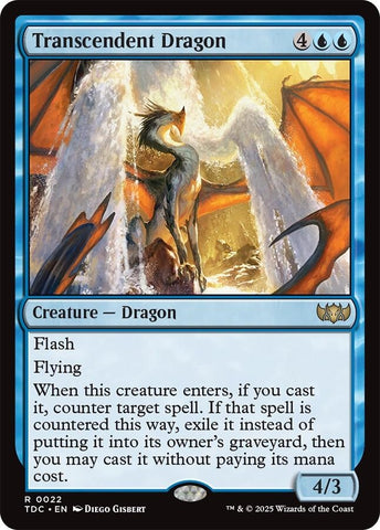 Image for Transcendent Dragon (22) (Commander: Tarkir: Dragonstorm) - Magic: The Gathering