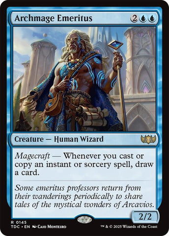 Image for Archmage Emeritus (145) (Commander: Tarkir: Dragonstorm) - Magic: The Gathering