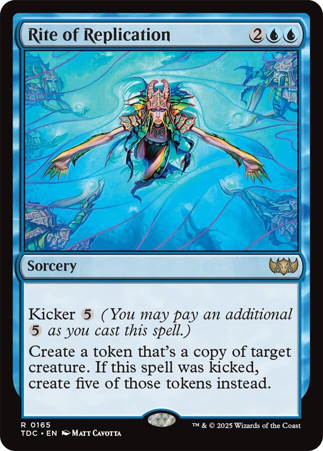 Image for Rite of Replication (165) (Commander: Tarkir: Dragonstorm) - Magic: The Gathering