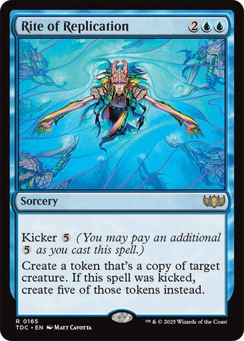 Image for Rite of Replication (165) (Commander: Tarkir: Dragonstorm) - Magic: The Gathering