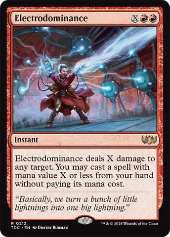 Image for Electrodominance (212) (Commander: Tarkir: Dragonstorm) - Magic: The Gathering