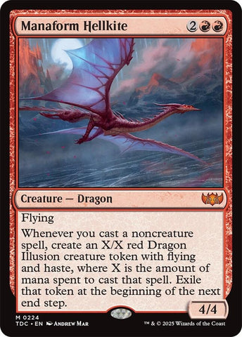 Image for Manaform Hellkite (224) (Commander: Tarkir: Dragonstorm) - Magic: The Gathering