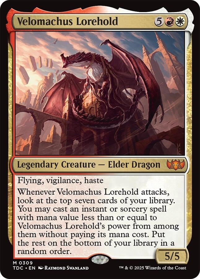Image for Velomachus Lorehold (309) [Commander: Tarkir: Dragonstorm] - Magic: The Gathering