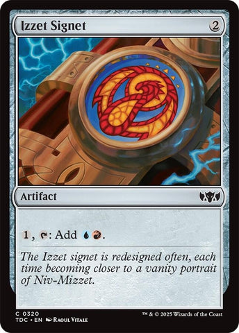 Image for Izzet Signet (320) (Commander: Tarkir: Dragonstorm) - Magic: The Gathering