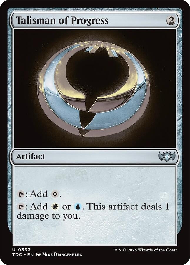 Image for Talisman of Progress (333) (Commander: Tarkir: Dragonstorm) - Magic: The Gathering