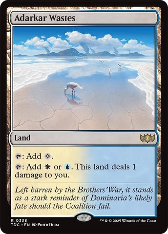 Adarkar Wastes (338) [Commander: Tarkir: Dragonstorm]
