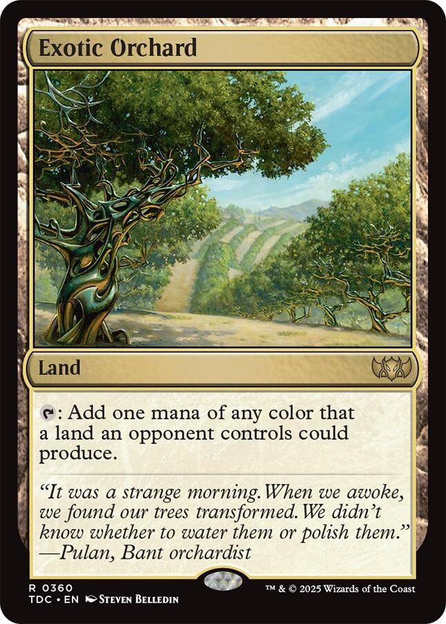 Image for Exotic Orchard (360) (Commander: Tarkir: Dragonstorm) - Magic: The Gathering
