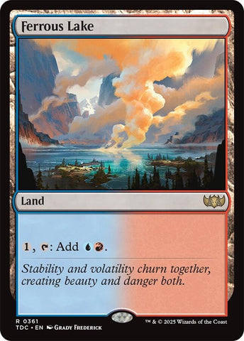 Image for Ferrous Lake (361) (Commander: Tarkir: Dragonstorm) - Magic: The Gathering
