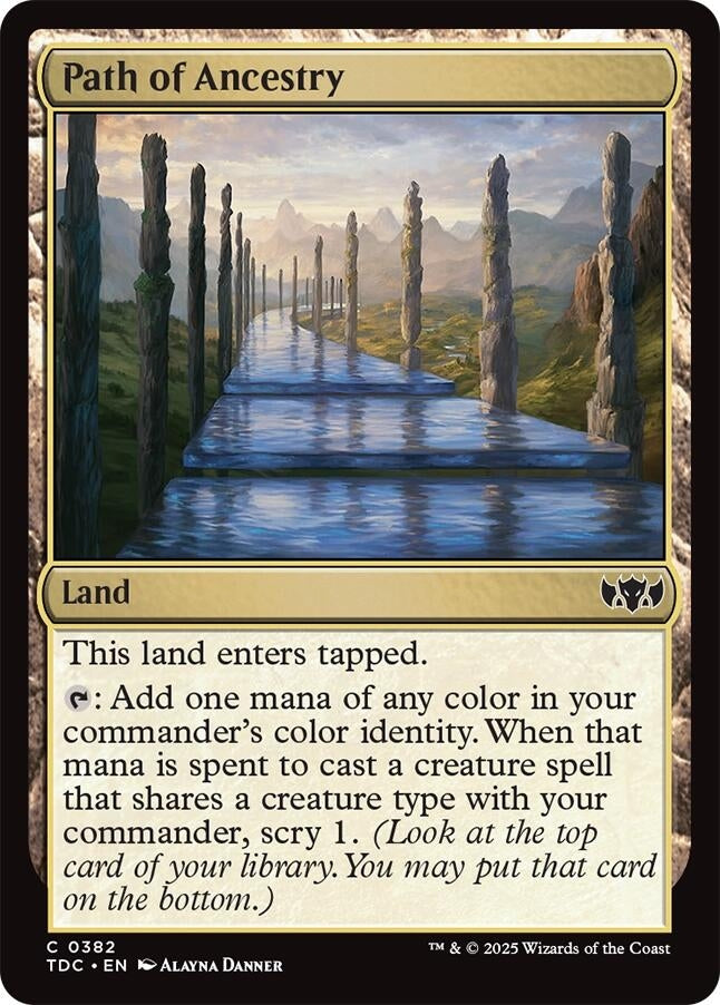 Image for Path of Ancestry (382) (Commander: Tarkir: Dragonstorm) - Magic: The Gathering