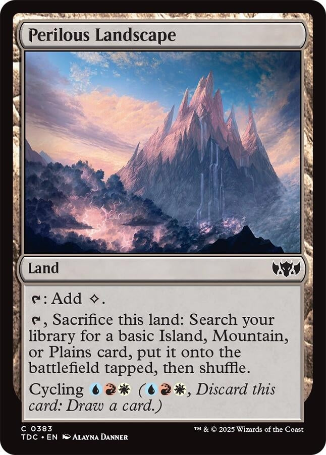 Image for Perilous Landscape (383) (Commander: Tarkir: Dragonstorm) - Magic: The Gathering