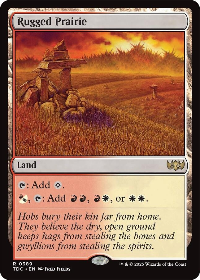 Image for Rugged Prairie (389) (Commander: Tarkir: Dragonstorm) - Magic: The Gathering