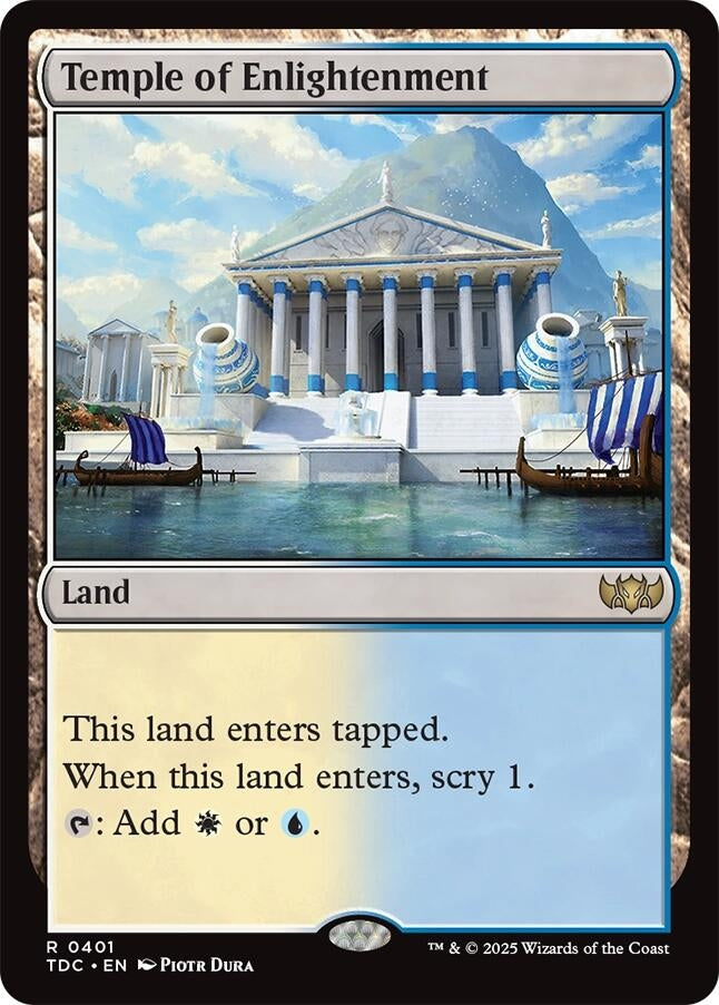 Image for Temple of Enlightenment (401) (Commander: Tarkir: Dragonstorm) - Magic: The Gathering