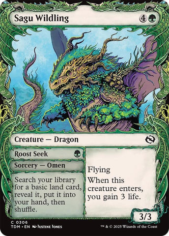 Image for Sagu Wildling (Showcase) (306) (Tarkir: Dragonstorm) - Magic: The Gathering