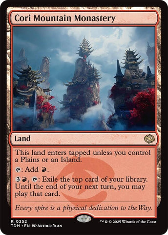 Image for Cori Mountain Monastery (252) (Tarkir: Dragonstorm) - Magic: The Gathering