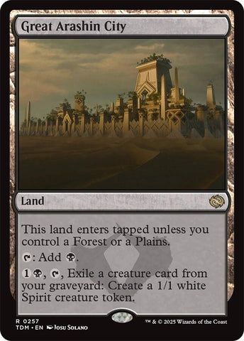 Image for Great Arashin City (257) (Tarkir: Dragonstorm) - Magic: The Gathering