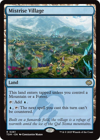 Image for Mistrise Village (261) (Tarkir: Dragonstorm) - Magic: The Gathering