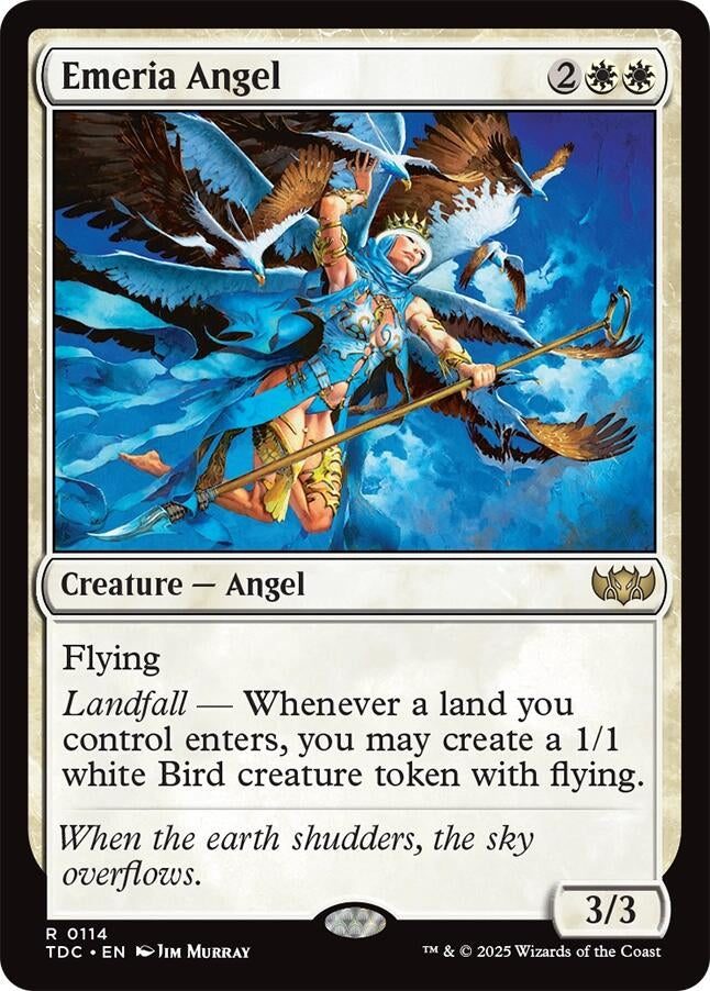Image for Emeria Angel (114) (Commander: Tarkir: Dragonstorm) - Magic: The Gathering