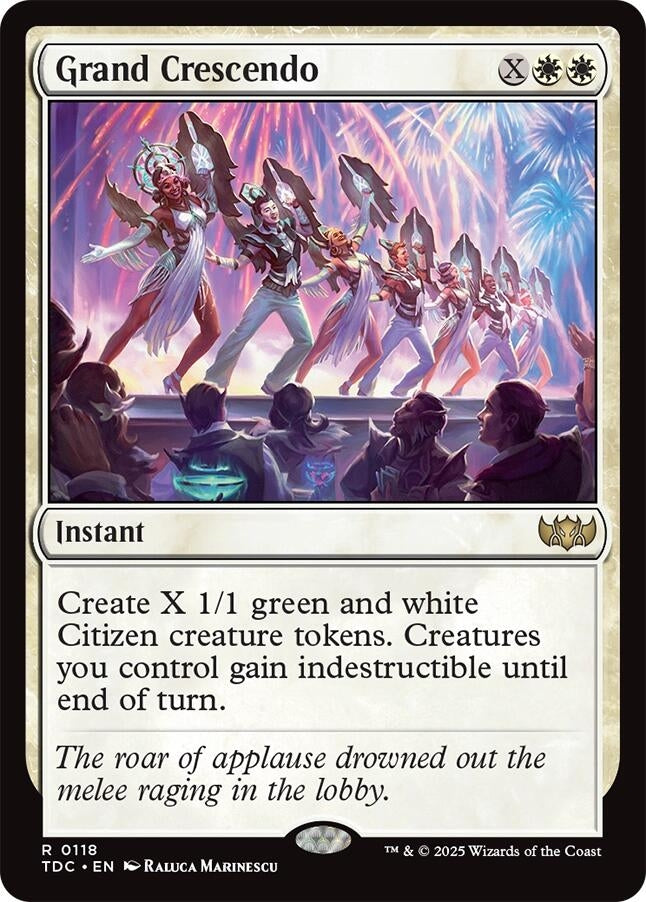 Image for Grand Crescendo (118) (Commander: Tarkir: Dragonstorm) - Magic: The Gathering