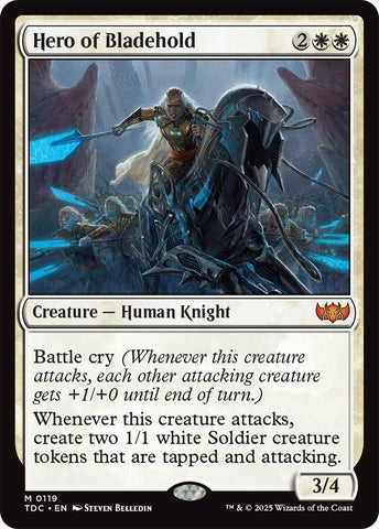Image for Hero of Bladehold (119) (Commander: Tarkir: Dragonstorm) - Magic: The Gathering