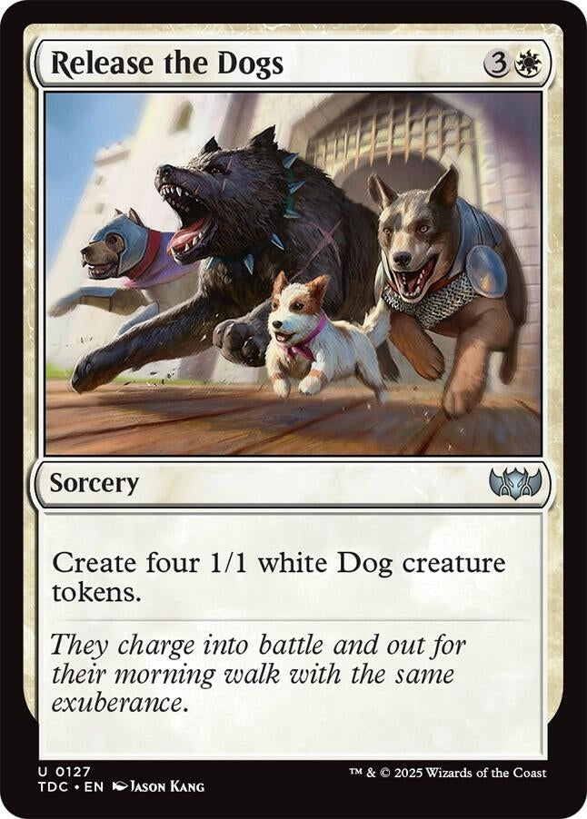 Image for Release the Dogs (127) (Commander: Tarkir: Dragonstorm) - Magic: The Gathering