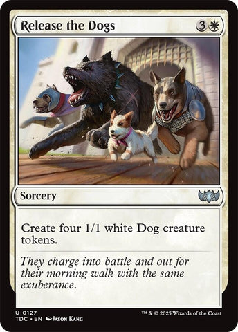 Image for Release the Dogs (127) (Commander: Tarkir: Dragonstorm) - Magic: The Gathering