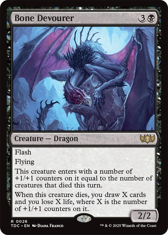 Image for Bone Devourer (26) (Commander: Tarkir: Dragonstorm) - Magic: The Gathering