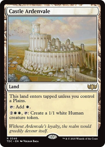 Image for Castle Ardenvale (346) (Commander: Tarkir: Dragonstorm) - Magic: The Gathering
